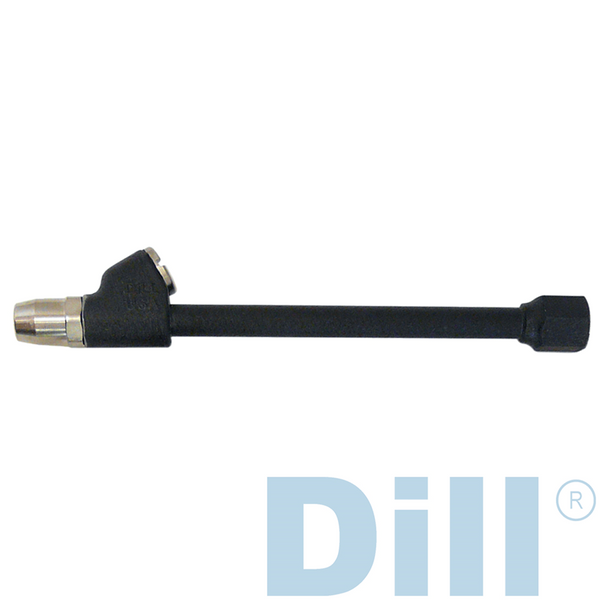 Dill 6175-USA, 7” Dual Straight Air Chuck with 30 Deg. Reverse Angle Black. (USA)