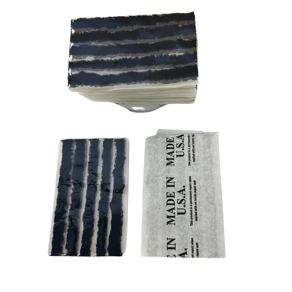 Made in USA Tire String Repairs – Black 12 Strand 4” (50/Box) or (1800/Case)