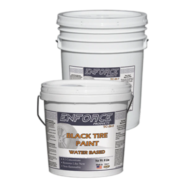 Enforce TC-26-7 Black Tire Paint, 4:1 Concentrate (5 Gal)