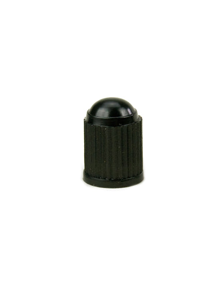 Black Plastic Valve Caps. Box of 100