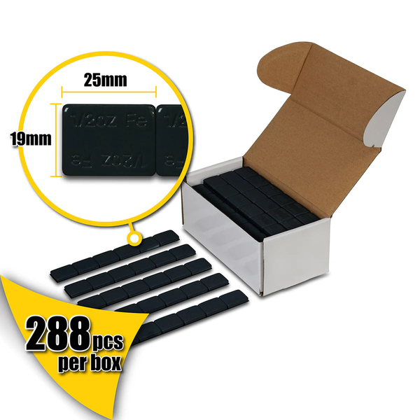 1/2 oz Black Adhesive Weights